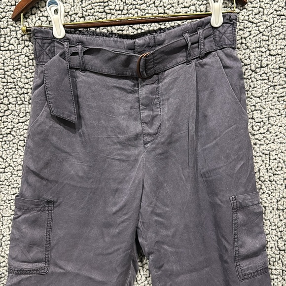Free People Summers Over Soft Cargo Pants charcoal 4 - Picture 6 of 14